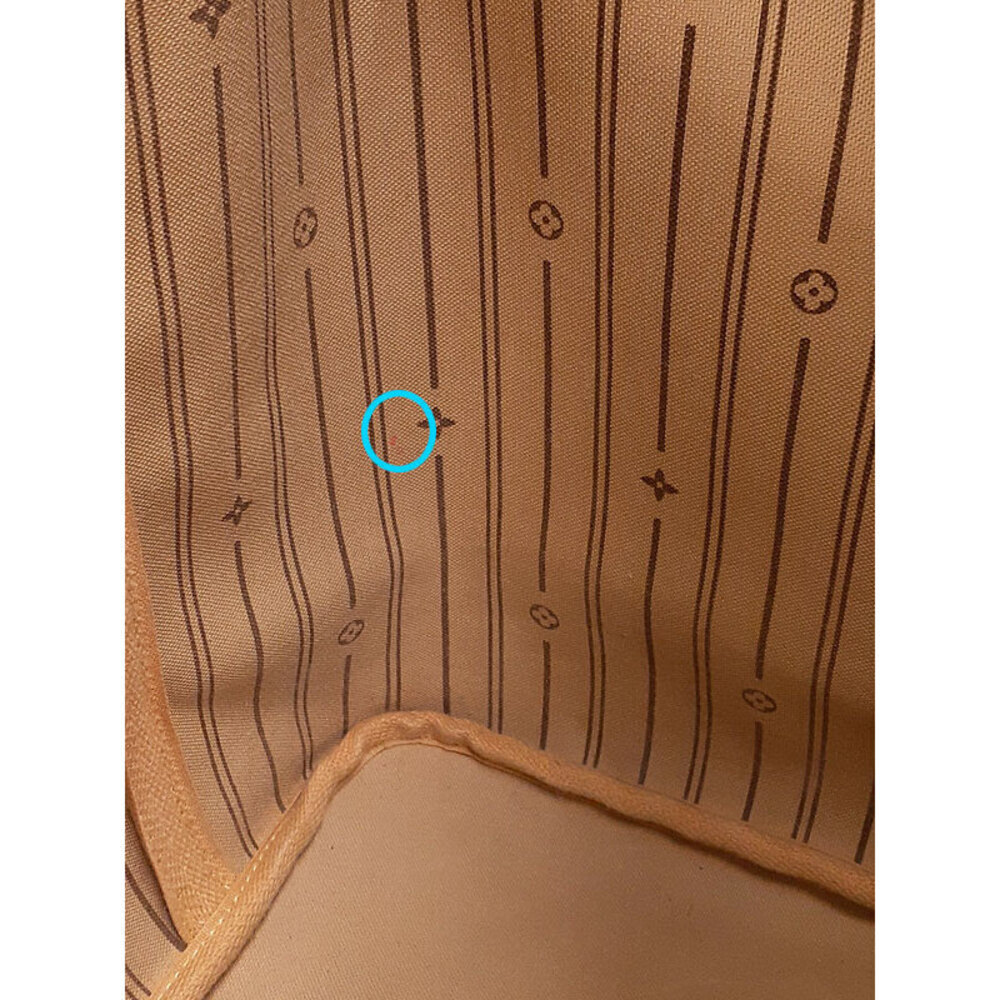 Louis Vuitton Monogram Leather Brown Neverfull Tote Bag - Picture 8 of 8